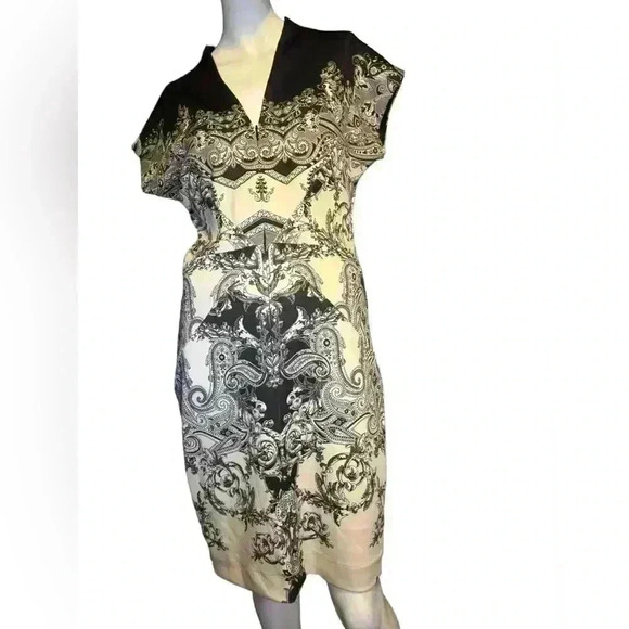 Nicole Miller French Roman Style Bodycon A Line Sleeveless Dress 10. #168 - Picture 1 of 11